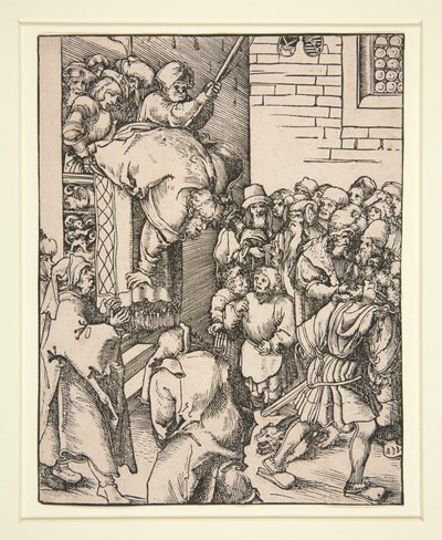 Martelaarschap van Sint Jacobus Minor door Lucas Cranach the Elder