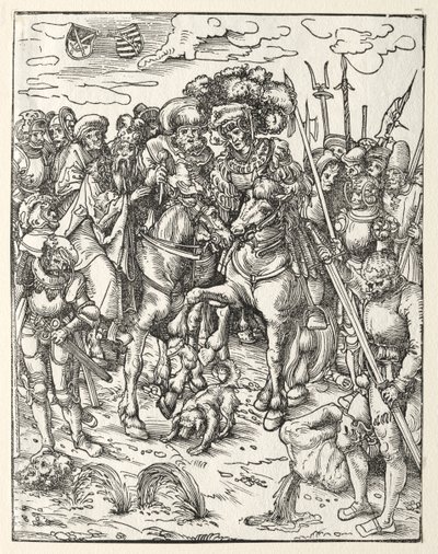 Martelaarschap van St. Mattheüs door Lucas Cranach the Elder