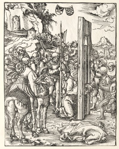 Martelaarschap van St. Matthias door Lucas Cranach the Elder