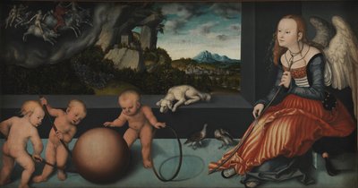 Melancholie door Lucas Cranach the Elder