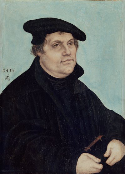 Portret van Maarten Luther door Lucas Cranach the Elder
