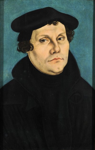Portret van Maarten Luther door Lucas Cranach the Elder