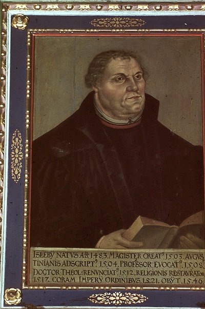 Portret van Martin Luther door Lucas Cranach the Elder