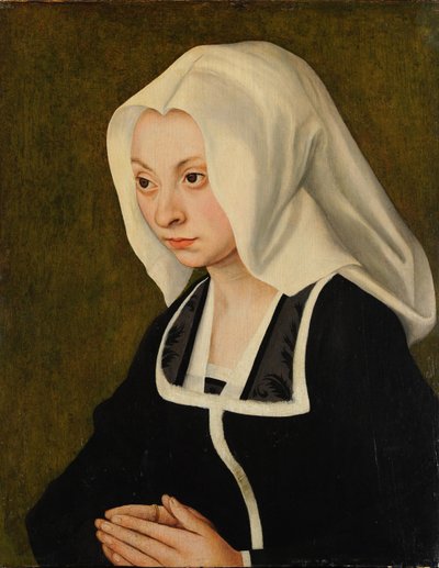 Portret van een vrouw door Lucas Cranach the Elder