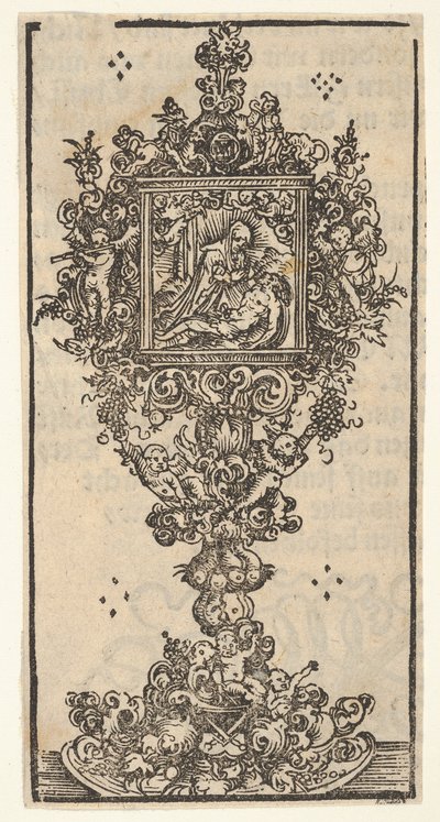 Relikwie met een Pietà, uit de Grote Serie van Wittenberg Relikwieën door Lucas Cranach the Elder