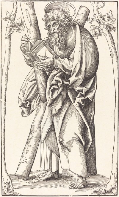 Sint Andreas door Lucas Cranach the Elder