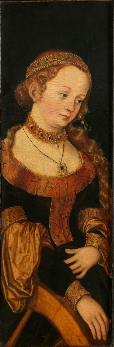 Sint Catharina, begin 16e eeuw door Lucas Cranach the Elder