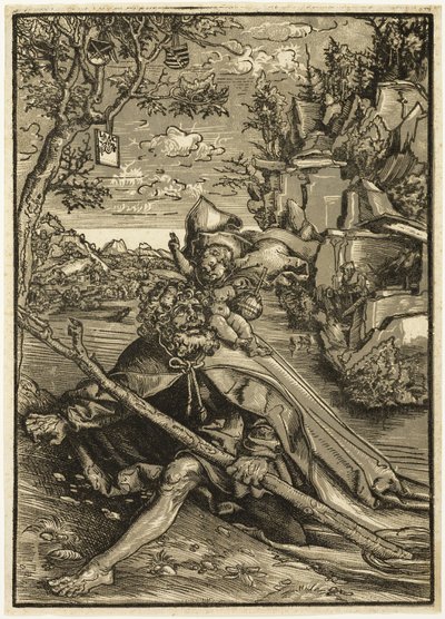 Sint Christoffel door Lucas Cranach the Elder