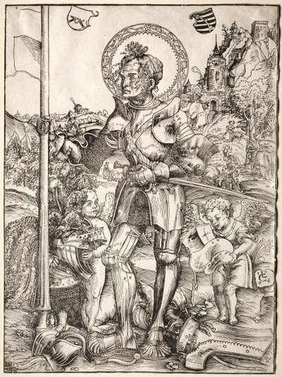 Sint Joris Staand, 1506 door Lucas Cranach the Elder