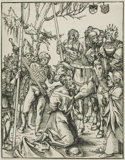 De heilige Jacobus de Meerdere, uit Het Martelaarschap van de Apostelen door Lucas Cranach the Elder