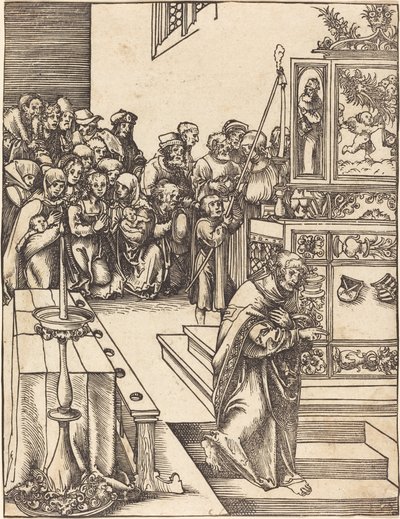 Sint Johannes de Evangelist door Lucas Cranach the Elder