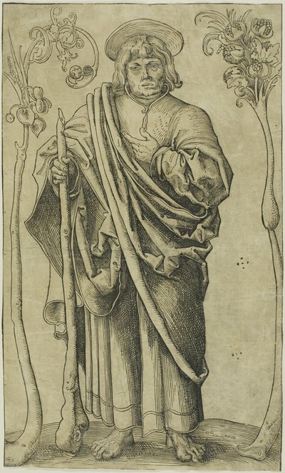 De heilige Judas, van Christus, de apostelen en de heilige Paulus door Lucas Cranach the Elder