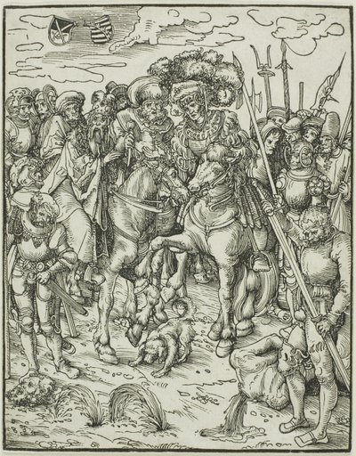 Sint Paulus, uit Het martelaarschap van de apostelen door Lucas Cranach the Elder