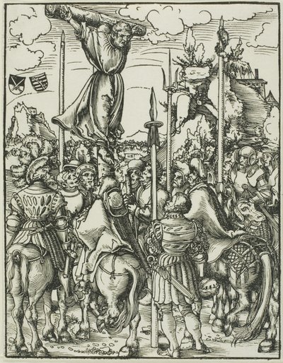 Sint Filippus, uit Het martelaarschap van de apostelen door Lucas Cranach the Elder