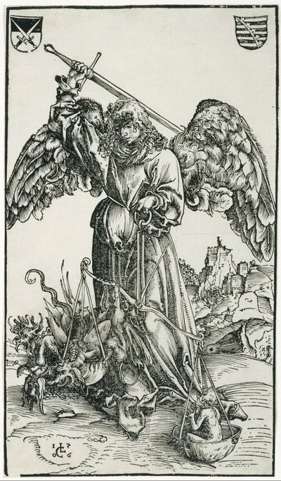 St. Michael door Lucas Cranach the Elder