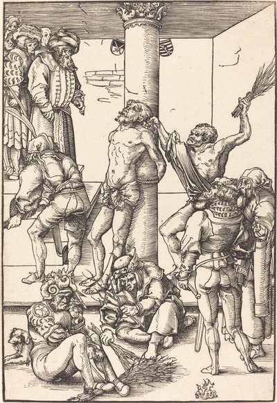 De geseling door Lucas Cranach the Elder