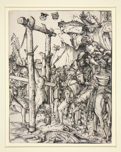 Het martelaarschap van Sint Simon door Lucas Cranach the Elder