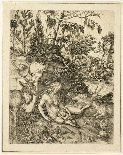 De boetedoening van Johannes Chrysostom door Lucas Cranach the Elder