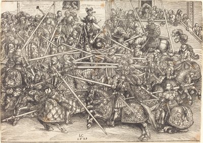 Het Derde Toernooi door Lucas Cranach the Elder