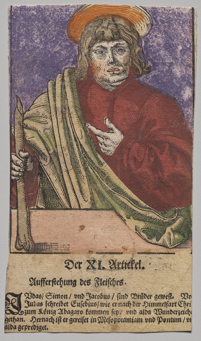 Judas van Christus, de Apostelen, en Sint Paulus door Lucas Cranach the Elder, After