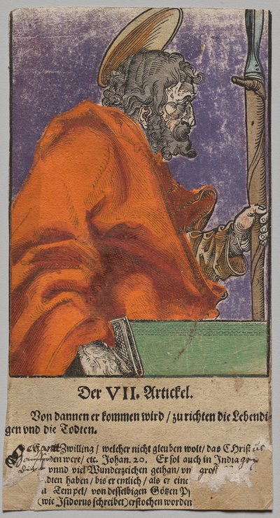 Thomas van Christus, de Apostelen, en Sint Paulus door Lucas Cranach the Elder, After