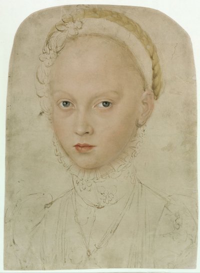 Elisabeth van Saksen 1552-1590, Gravin Palatine van Simmern door Lucas Cranach the Younger
