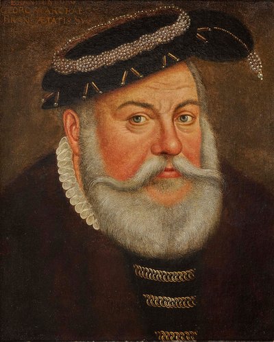 George de Vrome, Markgraaf van Brandenburg-Ansbach 1484-1543 door Lucas Cranach the Younger