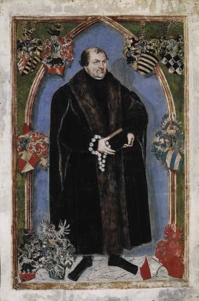 Portret van George III, Prins van Anhalt-Dessau 1507-1553 door Lucas Cranach the Younger