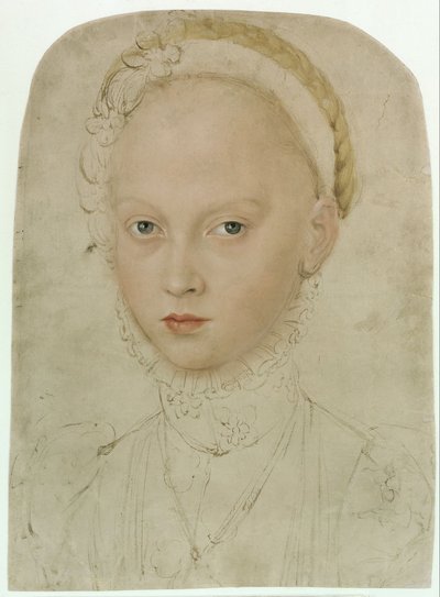 Portret van prinses Elisabeth van Saksen door Lucas Cranach the Younger