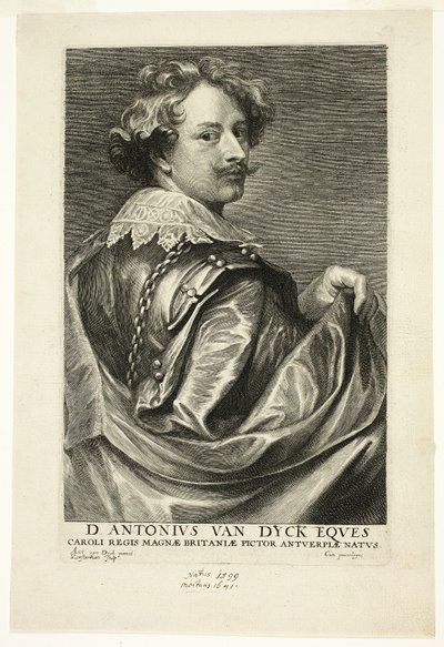 Anthony van Dyck door Lucas Emil Vorsterman