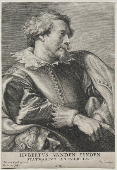 Portret van Hubert van den Eyden door Lucas Emil Vorsterman