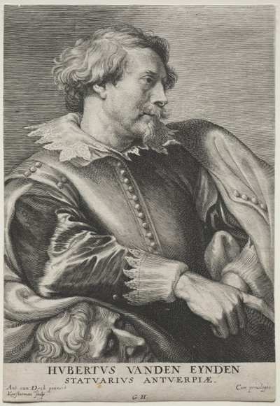Portret van Hubert van den Eyden door Lucas Emil Vorsterman