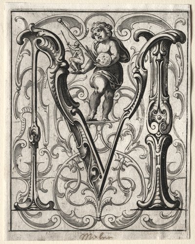 Nieuw ABC-boekje: M, 1627 door Lucas Kilian