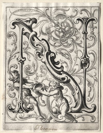 Nieuw ABC-boekje: N, 1627 door Lucas Kilian
