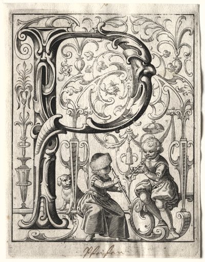 Nieuw ABC-boekje: P, 1627 door Lucas Kilian