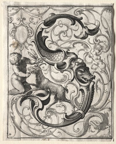 Nieuw ABC-boekje: S, 1627 door Lucas Kilian