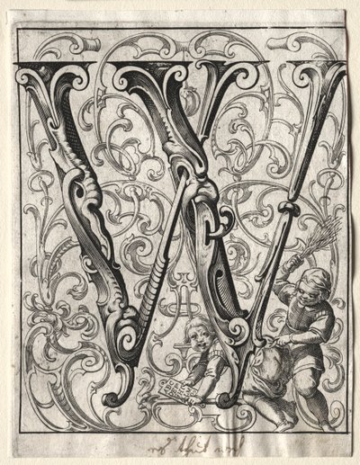 Nieuw ABC-boekje: W, 1627 door Lucas Kilian