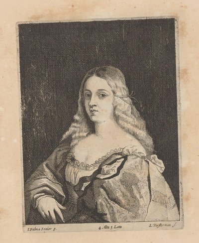 Portret van een jonge Venetiaanse vrouw door Lucas Vorsterman (II)