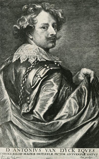 Portret van Vandyck, 1906 door Lucas Vorsterman