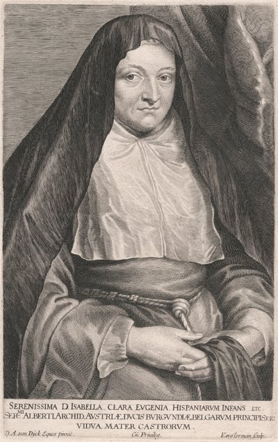 Serenissima D. Isabella Clara Eugenia, Infante van Spanje enz. door Lucas Vorsterman