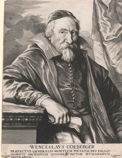 Wenceslaus Coeberger, Præfectus Generalis Montium Pietatis, Brussel door Lucas Vorsterman
