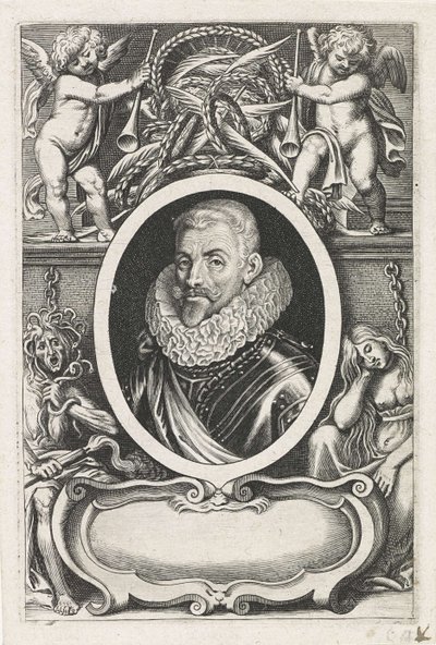Portret van Johann Tserclaes, Graaf van Tilly door Lucas Vorsterman the Elder