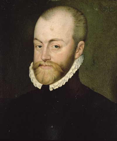 Portret van Filips II (1527-1598), koning van Spanje door Lucas de Heere