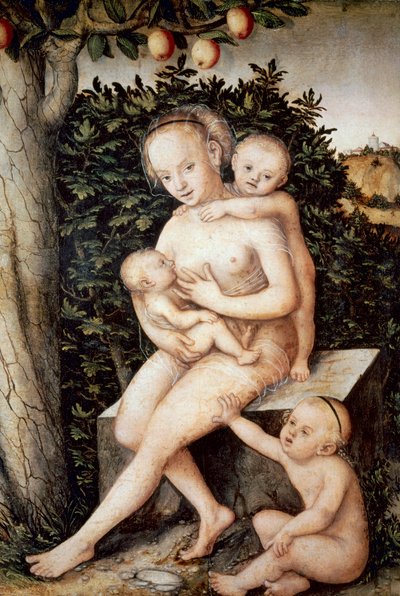 Charite door Lucas the Elder Cranach