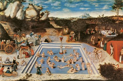 Fontein van de jeugd door Lucas the Elder Cranach