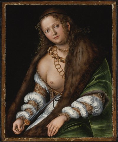 Lucretia door Lucas the Elder Cranach