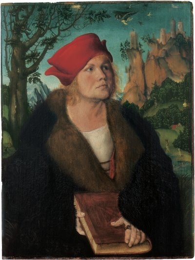 Portret van Dr. Johannes Cuspinian, door Cranach, Lucas, de Oudere door Lucas the Elder Cranach