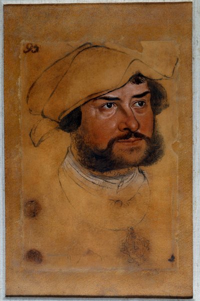 Portret van Hertog Ernst de Belijder Tekening door Lucas Cranach de Oude door Lucas the Elder Cranach