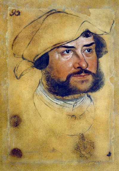 Portret van Ernest de Belijder door Lucas the Elder Cranach