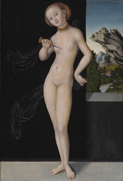 Portret van Lucretia door Lucas the Elder Cranach